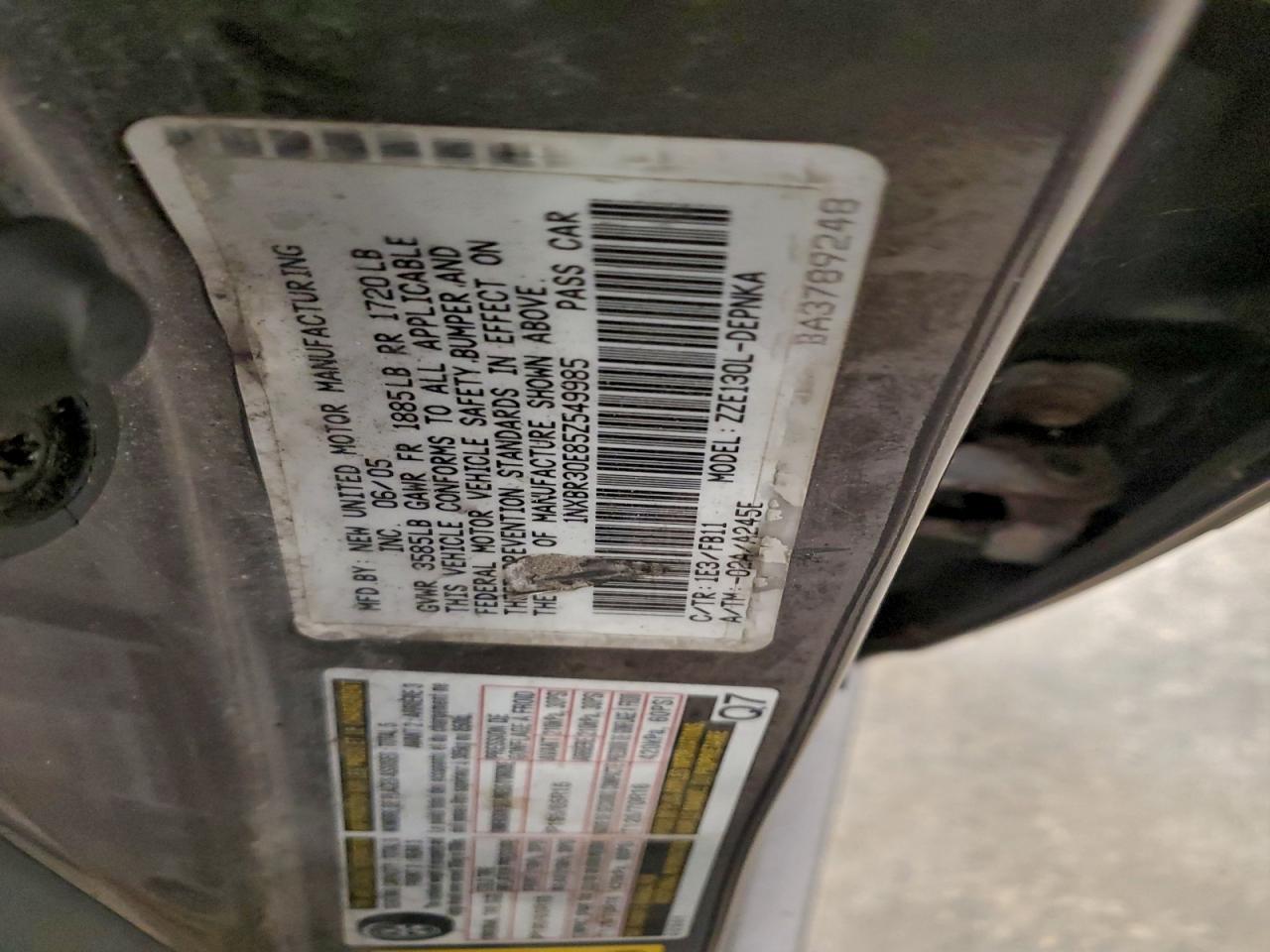 Toyota Corolla Ce Image 2