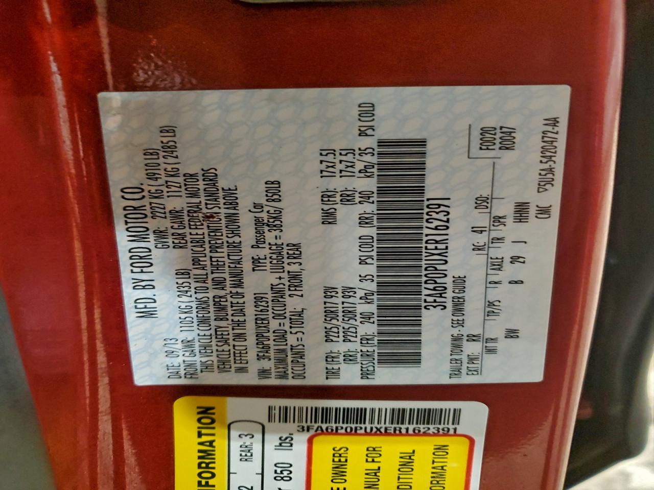 Ford Fusion Se Phev Image 11